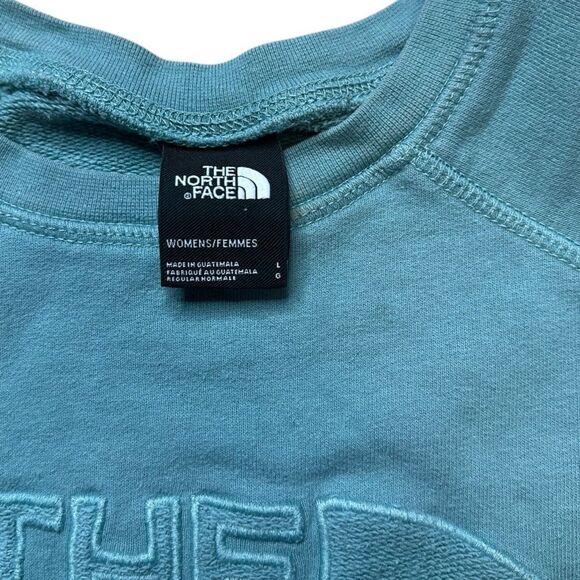 THE NORTH FACE Women's Blue Sobranta Crew Neck Sweatshirt Size Large - Picture 3 of 4